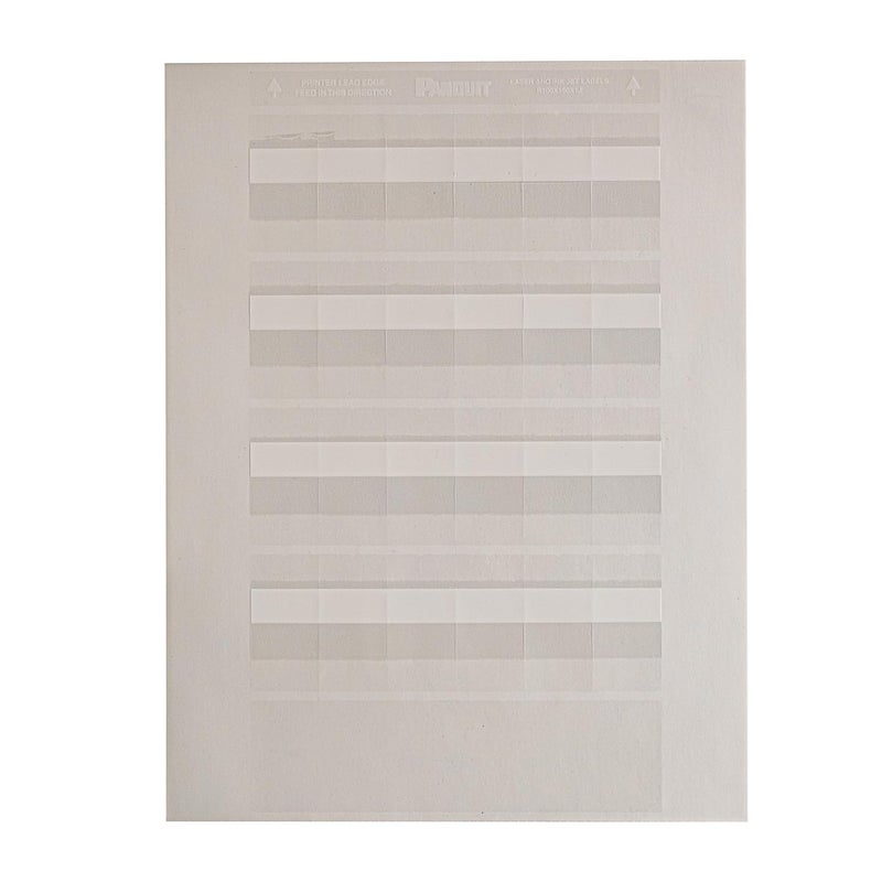 Panduit S100X150YBJ Laser Self-Laminated Labels, Clear/Blue, 1 x 1.5-Inch, 2500-Pack - Image 1